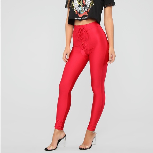 Fashion Nova Pants - Tying Up Loose Ends Leggings Fashion Nova Pants - Tying Up Loose Ends Leggings